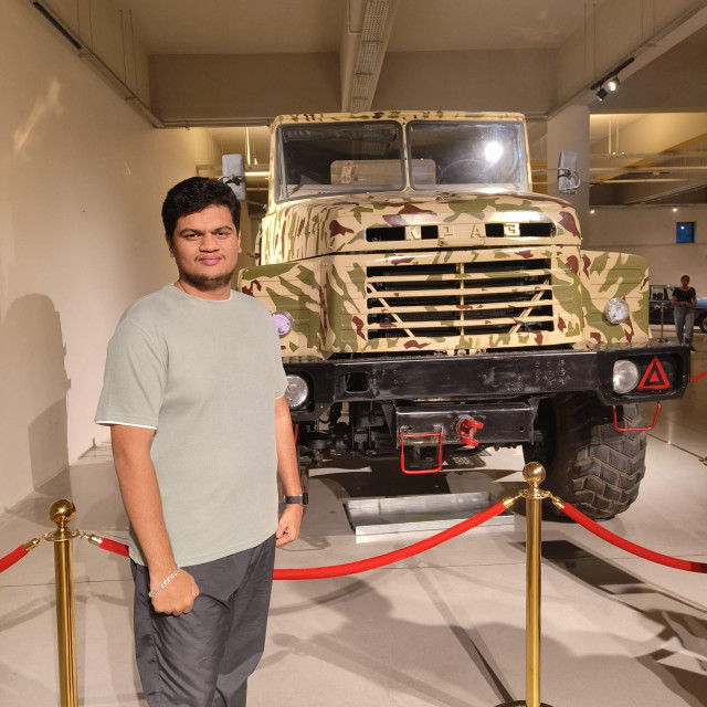 payana vintage car museum Rahul G Selfie