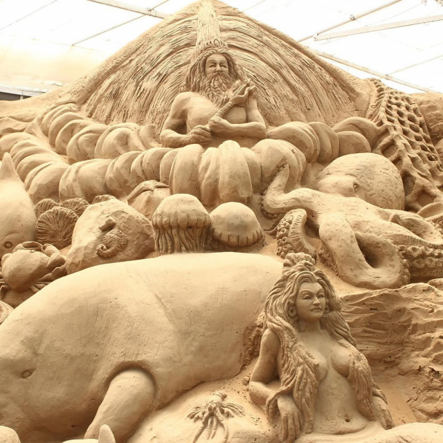 Mysore Sand Sculpture Museum Photos