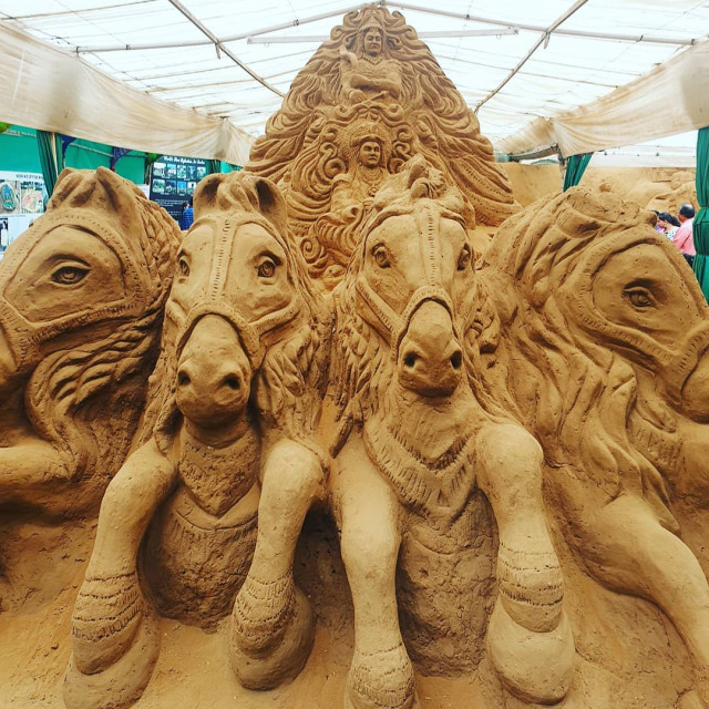 Mysore Sand Sculpture Museum Photos